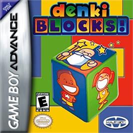 Box cover for Denki Blocks on the Nintendo Game Boy Advance.