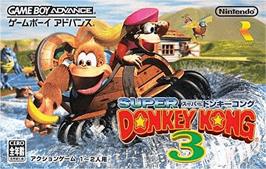 Box cover for Donkey Kong 3 on the Nintendo Game Boy Advance.