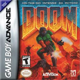 Box cover for Doom on the Nintendo Game Boy Advance.
