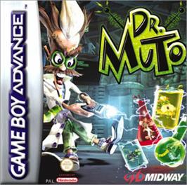 Box cover for Dr. Muto on the Nintendo Game Boy Advance.