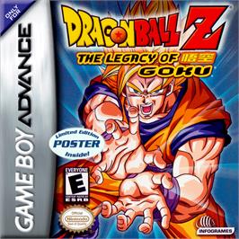 Box cover for Dragonball Z: The Legacy of Goku on the Nintendo Game Boy Advance.