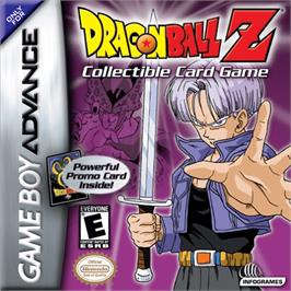 Box cover for Dragonball Z Collectible Card Game on the Nintendo Game Boy Advance.