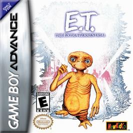 Box cover for E.T. The Extra-Terrestrial on the Nintendo Game Boy Advance.