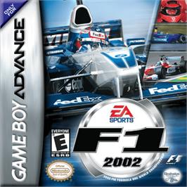 Box cover for F1 2002 on the Nintendo Game Boy Advance.