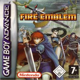 Box cover for Fire Emblem: The Sacred Stones on the Nintendo Game Boy Advance.
