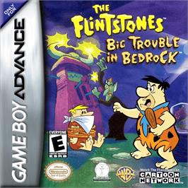 Box cover for Flintstones: Big Trouble in Bedrock on the Nintendo Game Boy Advance.