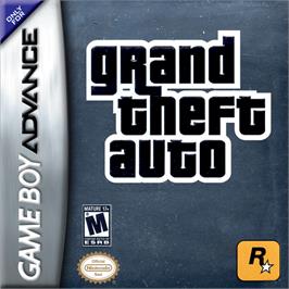 Box cover for Grand Theft Auto Advance on the Nintendo Game Boy Advance.