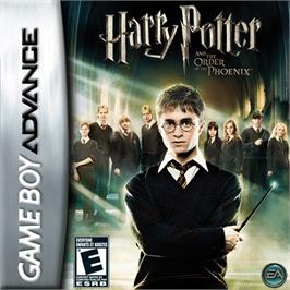 Box cover for Harry Potter and the Order of the Phoenix on the Nintendo Game Boy Advance.