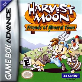 Box cover for Harvest Moon: Friends of Mineral Town on the Nintendo Game Boy Advance.
