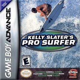 Box cover for Kelly Slater's Pro Surfer on the Nintendo Game Boy Advance.