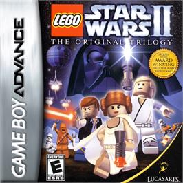 Box cover for LEGO Star Wars 2: The Original Trilogy on the Nintendo Game Boy Advance.