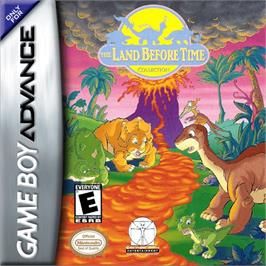 Box cover for Land Before Time on the Nintendo Game Boy Advance.