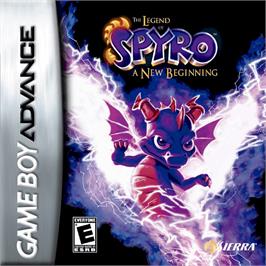 Box cover for Legend of Spyro: A New Beginning on the Nintendo Game Boy Advance.