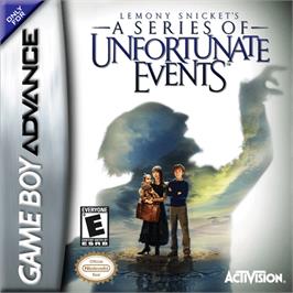Box cover for Lemony Snicket's A Series of Unfortunate Events on the Nintendo Game Boy Advance.