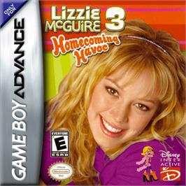 Box cover for Lizzie McGuire 3: Homecoming Havoc on the Nintendo Game Boy Advance.