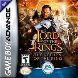 Box cover for Lord of the Rings: The Return of the King on the Nintendo Game Boy Advance.