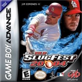Box cover for MLB SlugFest 20-04 on the Nintendo Game Boy Advance.