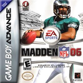 Box cover for Madden NFL 6 on the Nintendo Game Boy Advance.