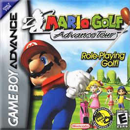 Box cover for Mario Golf: Advance Tour on the Nintendo Game Boy Advance.