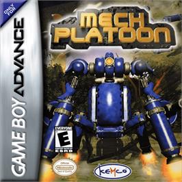 Box cover for Mech Platoon on the Nintendo Game Boy Advance.