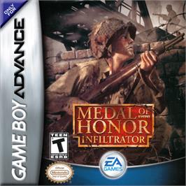 Box cover for Medal of Honor: Infiltrator on the Nintendo Game Boy Advance.