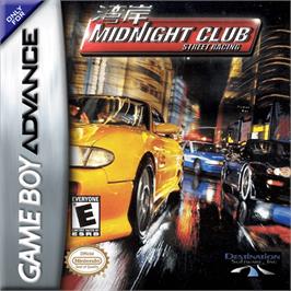 Box cover for Midnight Club: Street Racing on the Nintendo Game Boy Advance.