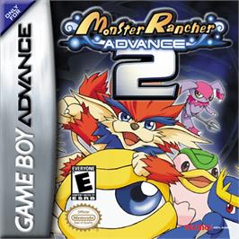 Box cover for Monster Rancher Advance 2 on the Nintendo Game Boy Advance.
