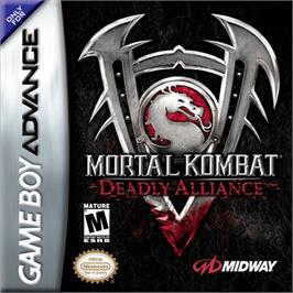 Box cover for Mortal Kombat: Deadly Alliance on the Nintendo Game Boy Advance.