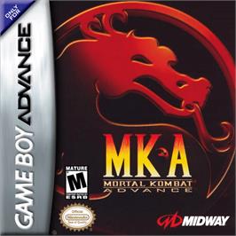 Box cover for Mortal Kombat Advance on the Nintendo Game Boy Advance.