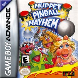 Box cover for Muppet Pinball Mayhem on the Nintendo Game Boy Advance.