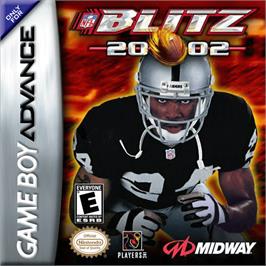 Box cover for NFL Blitz 20-02 on the Nintendo Game Boy Advance.