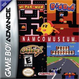 Box cover for Namco Museum on the Nintendo Game Boy Advance.