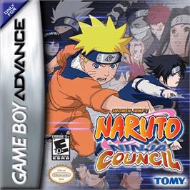 Box cover for Naruto: Ninja Council on the Nintendo Game Boy Advance.