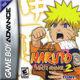 Box cover for Naruto: Ninja Council 2 on the Nintendo Game Boy Advance.