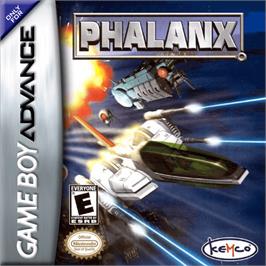 Box cover for Phalanx on the Nintendo Game Boy Advance.