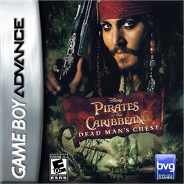 Box cover for Pirates of the Caribbean: Dead Man's Chest on the Nintendo Game Boy Advance.