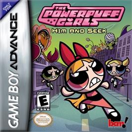 Box cover for Powerpuff Girls: Him and Seek on the Nintendo Game Boy Advance.