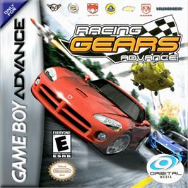 Box cover for Racing Gears Advance on the Nintendo Game Boy Advance.