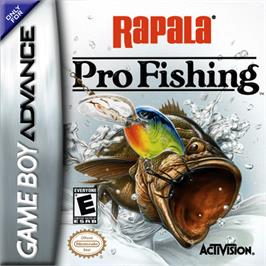 Box cover for Rapala Pro Fishing on the Nintendo Game Boy Advance.