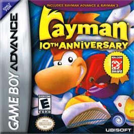Box cover for Rayman on the Nintendo Game Boy Advance.
