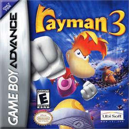 Box cover for Rayman 3: Hoodlum Havoc on the Nintendo Game Boy Advance.