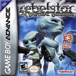 Box cover for Rebelstar: Tactical Command on the Nintendo Game Boy Advance.