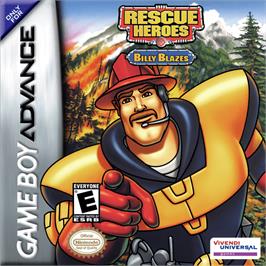 Box cover for Rescue Heroes: Billy Blazes on the Nintendo Game Boy Advance.
