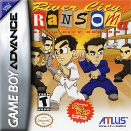 Box cover for River City Ransom on the Nintendo Game Boy Advance.