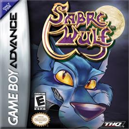Box cover for Sabre Wulf on the Nintendo Game Boy Advance.