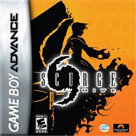 Box cover for Scurge: Hive on the Nintendo Game Boy Advance.