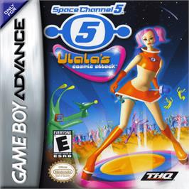 Box cover for Space Channel 5: Ulala's Cosmic Attack on the Nintendo Game Boy Advance.