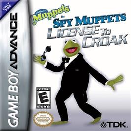 Box cover for Spy Muppets: License To Croak on the Nintendo Game Boy Advance.