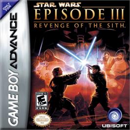 Box cover for Star Wars: Episode III - Revenge of the Sith on the Nintendo Game Boy Advance.