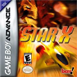 Box cover for Star X on the Nintendo Game Boy Advance.